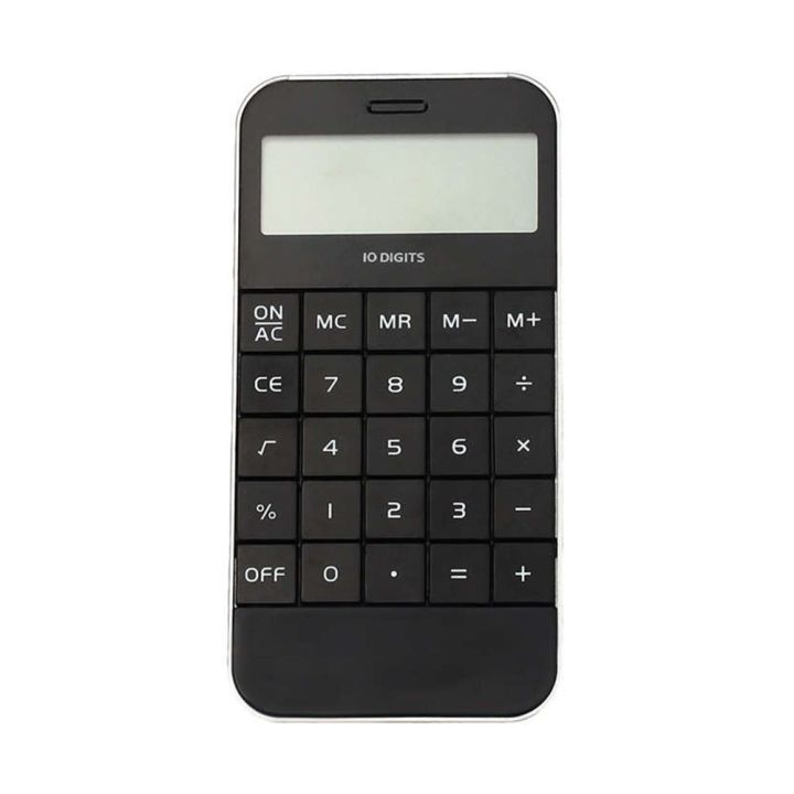 School%20Portable%20Display%20Electronic%20White%20Digit%20Calculator%20Black%20-%20Image%202