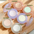 Makeup xixi Single Color Eyeshadow Shimmer Ultra Sparkling Highlighter Brightening Aegyo-sal Mashed Potato Eyeshadow Palette Waterproof Non-Smudge. 