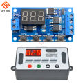 DC 12V 24V Time Delay Relay Switch Module Trigger Cycle Circuit Board Dual MOS Control Timer Relay DC Motor LED. 