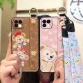 Silicone Anti-dust Phone Case For Huawei Enjoy 20/Nova Y60 Phone Holder Durable protective Wristband Fashion Design Cute. 