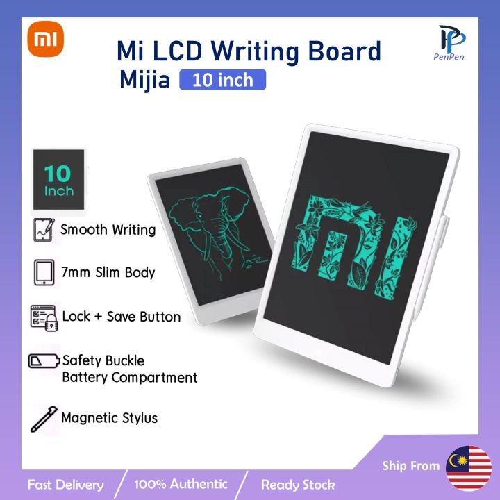 Original%20Xiaomi%20Mijia%2010/13.5/20inch%20LCD%20Writing%20Tablet%20with%20Pen%20Digital%20Drawing%20Electronic%20Handwriting%20Pad%20Message%20Graphics%20Board%20-%20Image%202
