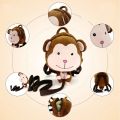 Kids Safety Harness Plush Backpack Leash Toddler Anti-lost Cartoon Animal Bag Baby Walker Strap Kindergarten Schoolbag. 