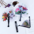 Summer Handheld Fan Chinese Folding Hand Fan Printed Paper Decorative gift. 