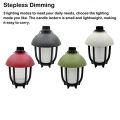 Camping LED USB 1200mAh Tent Light Lantern Steeples Dimming Outdoor for Street Path Garden Cycling Lawn Hanging UPL. 