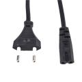 Power cable Tv / Radio wire 2 Pin AC Power Cord Cable For Laptop Radio CD Player Charger. 