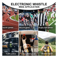 Electronic Whistle for Coaches with 3 Adjustable Tones, Loud Volume, and Multiple Whistle Sounds. 