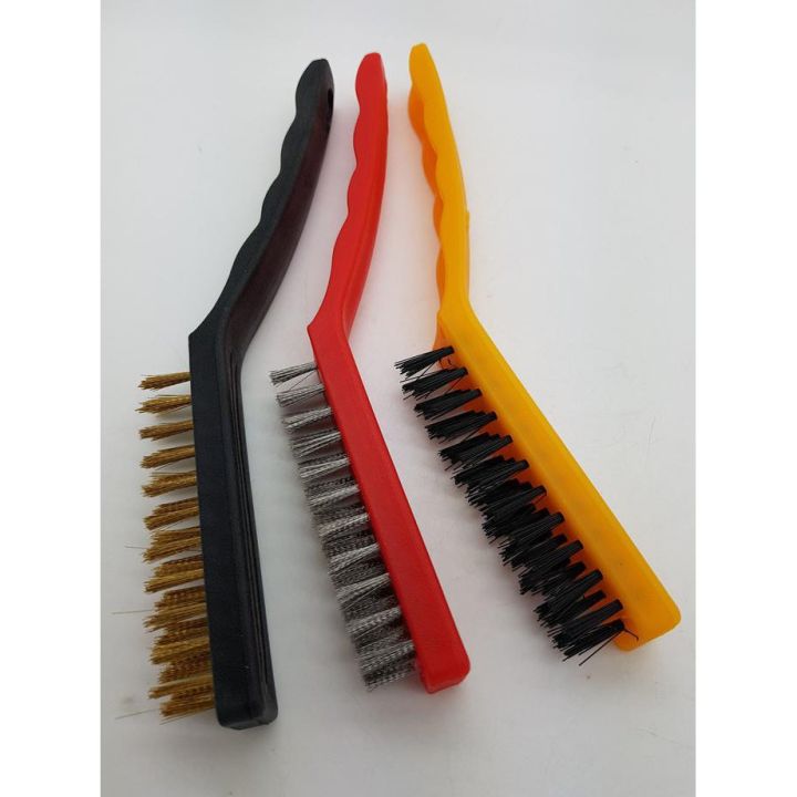Bent%20plastic%20handle%20wire%20brush%203%20pc%20Mini%20Wire%20Brush%20Set%20Stainless%20Steel,%20Brass,%20Nylon%20-%20Image%206