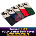New style Realme C21Y Back Cover Leather Type Soft C21Y Case For Boys. 