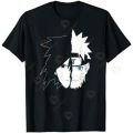 Naruto Shippuden Naruto Sasuke Split Face T-Shirt. 