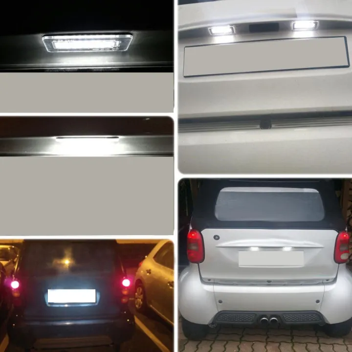LKPCIGCXM%20Car%20LED%20License%20Plate%20Light%20for%20Smart%20for%20Two%20Coupe%20Convertible%20450%20451%20-%20Image%202