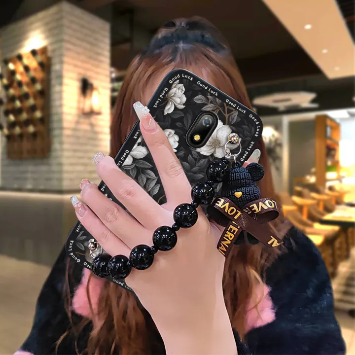 Waterproof%20Bear%20bracelet%20Phone%20Case%20For%20Itel%20A16/A16%20Plus%20Back%20Cover%20protective%20case%20Skin-friendly%20feel%20silicone%20Cartoon%20-%20Image%205