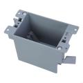 587E Sturdy Plastic Remodels Junction Box for Drywall Applications In Gray Color. 