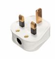 13A Plug Top Square Pin White Colour. 