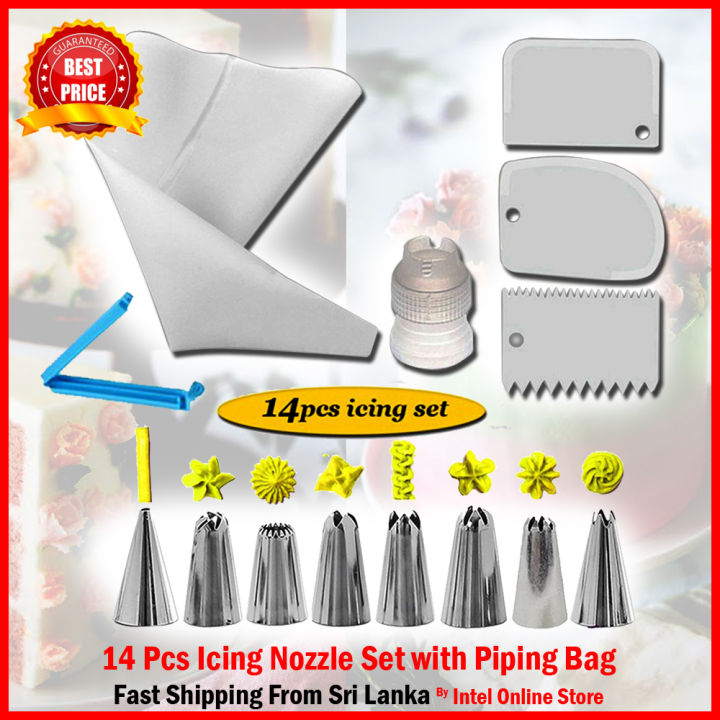 High%20Quality%2014%20Pieces%20Cake%20Decorating%20Kit%20Supplies%20Set%20Tools%20Piping%20Tips%20Pastry%20Icing%20Bags%20Nozzles%20Piping%20Bag%20Cake%20decoration%20tools%20kitchen%20accessories%20baking%20tools.%20-%20Image%202