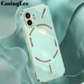 For Nothing Phone 2 Case Soft Silicone Plating Electroplate Emerald Green Shining Clear for NothingPhone 2 Back Cover Cases. 