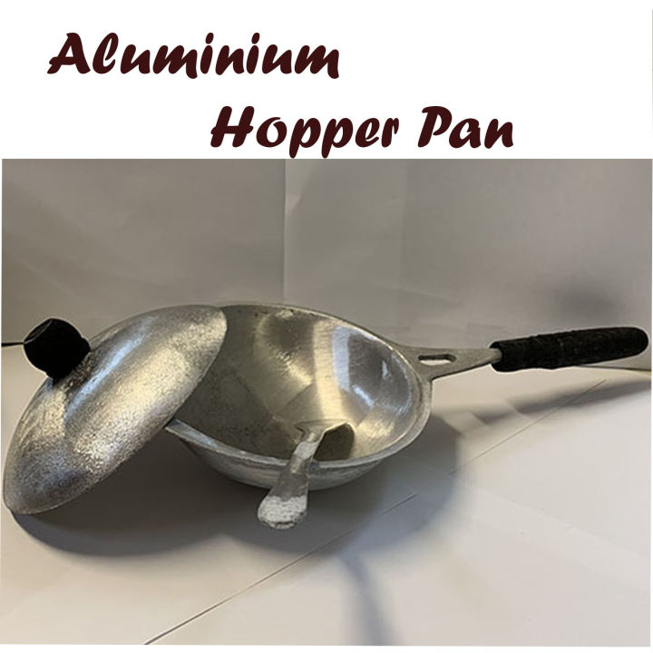 Hopper%20pan%20Hoppers%20Pan%20With%20Wooden%20Handle%20Ceylon%20Traditional%20Appam%20Maker%20SPATULA%20Aluminum%20Hopper%20Pan%20Aluminum%20Appa%20Thachchiya%20-%20Image%205