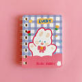 Cute Cartoon Memo Pad Bear Rabbit Notepad Loose-leaf Pocket Notebook Girl Small Notepad Cartoon Bear Notepad Portable Pocket Memo Pad Coil Notebook For School. 
