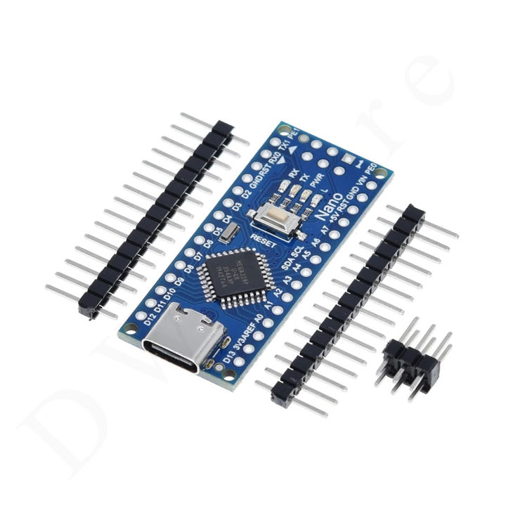 USB Type-C Arduino Nano 3.0 Bord With Bootloader ATMEGA328P IC CH340 ...