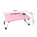 NEW Adjustable Folding Laptop Stand Holder Study Table Desk Wooden Foldable Computer Desk for Bed Sofa Tea Serving Table Stand Lap Desk with Storage Drawer, Holders for Cup and Tablet, Laptop Bed Tray Table with Foldable Legs, Laptop Bed Stand,. 