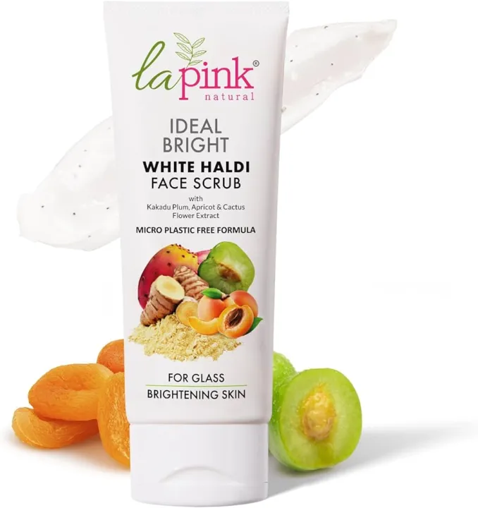 La%20Pink%20Ideal%20Bright%20Face%20Scrub%20With%20White%20Haldi%20&%20Kakadu%20Plum%20For%20Brightened%20Glass%20Skin%20-%20100%20Gm%20-%20Image%202