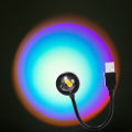 1/3pcs USB Sunset Light Lamp Self Photography LED Night Light Projector Photography Wall Atmosphere Light. 