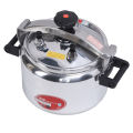 15L Large Pressure Cooker with Double Safety Lock Aluminum Alloy Leakproof Traditional Pressure Cooker for Gas Stove Induction. 