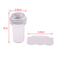 Pure Clear Jelly Silicone Nail Art Stamper Scraper Nail Stamp Stamping Tool Lonni. 