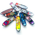1pc Fingerboard Mini Creative Fingertips Skateboard Plastic Finger Skate Scooter. 