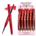 MISS ROSE Multifunctional Lipstick Pen 1Pcs 33/39/40/43/46/47 High Pigment Matte Organic 2 In 1 Lip Liner Lipstick. 