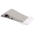 Door Stopper 4 Pack Set Premium Heavy Duty Door Stop Rubber Wedge with Decorative Storage Holder-Perfect Doorstop(Gray). 