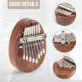 LKPCIGCXM Mini Kalimba 8 Keys Thumb Piano Great Sound Finger Keyboard Musical Instrument. 