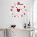 GOIKEA Acrylic Wall Clock with 3D Effect Silent Movement Large Numbers Mirror Design for Living Room Bedroom Office 40cm. 