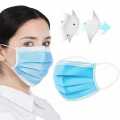 50/100/500/1000 pcs 3 ply blue earloop Disposable Face Mask Melt blown Filter Anti COVID-19 Made in Sri Lanka 3 layer Protection Export quality. 