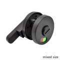 Indicator Door Lock Public Toilet WC Hardware Latch For Bathroom Occupied Vacant Engaged Deadbolt Dressing Room. 