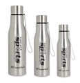 Sports Single Wall Glossy Stainless Steel Refrigerator Water Bottle (Steel) 500ML 750ml 1000ML Bottle. 