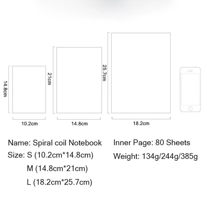 RHS%20Online%20A6/A5/B5%2080%20Sheets%204%20Page%20Types%20Spiral%20Book%20Coil%20Notebook%20Journal%20Diary%20Sketchbook%20For%20School%20Office%20Stationery%20-%20Image%208