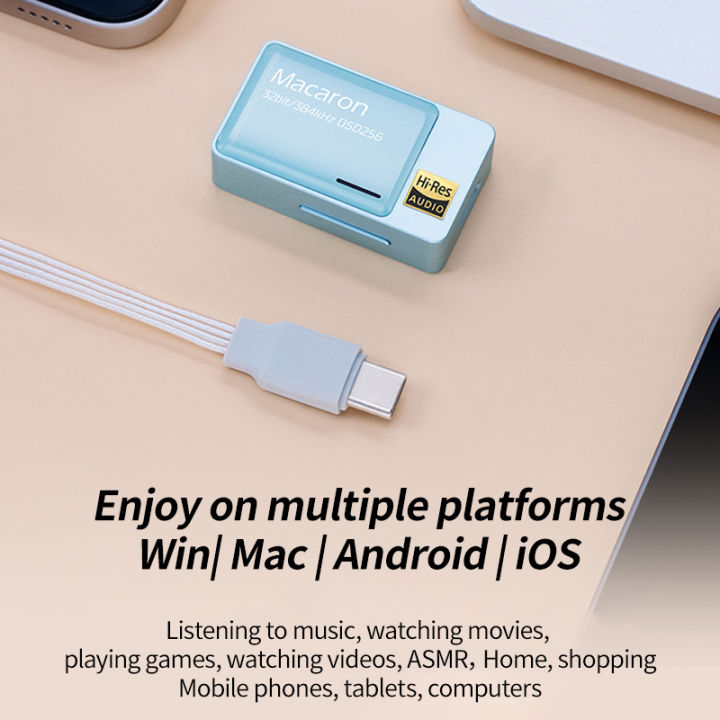 iBasso%20Macaron%20HIFI%20Portable%20USB%20DAC%20Headphone%20Amplifer%20CS43131%20Decoder%204.4mm/3.5mm%20PCM%2032bit/384khz%20Native%20DSD%20256x%20-%20Image%204