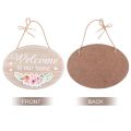 Wooden Welcome to Our Home Sign Delciate Decorative. 