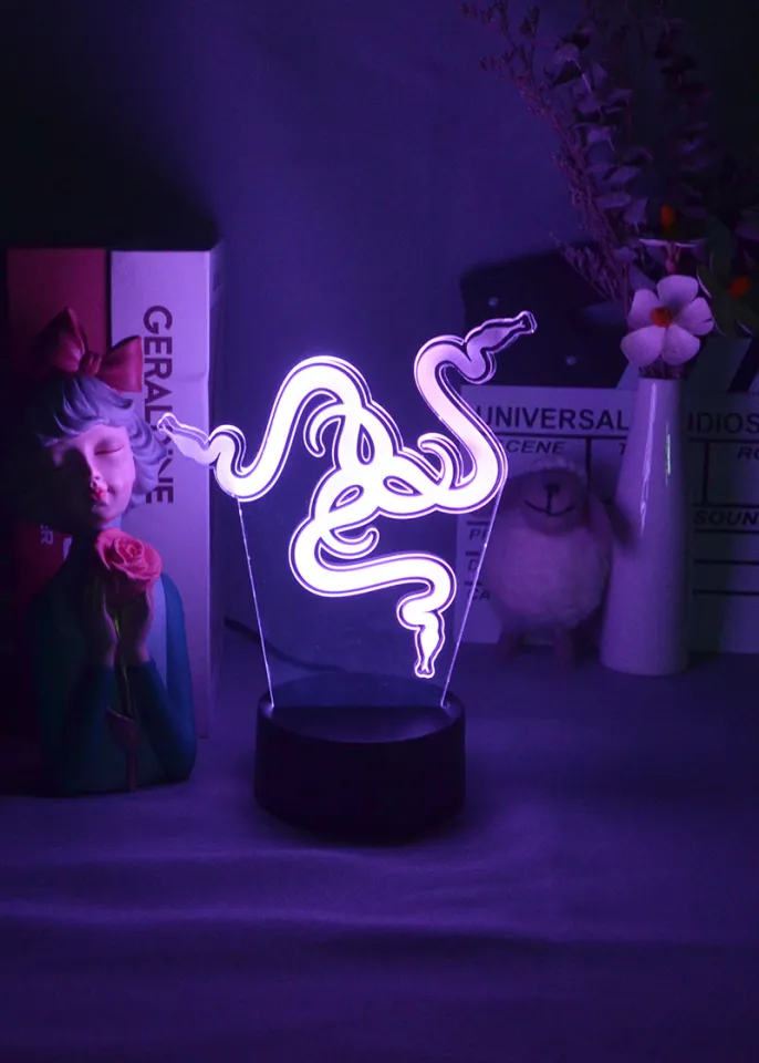 Game Razer Blade Logo 3D Illusion Night Lamp Novelty Gift for