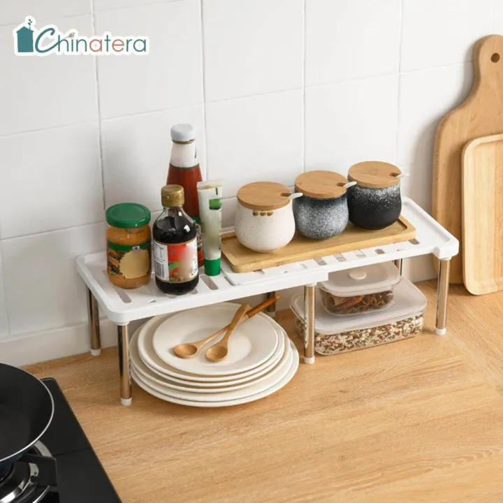 %E3%80%90ALLGOOD%E3%80%91Retractable%2035-61cm%20Anti-skid%20Stainless%20Steel%20Storage%20Shelf%20Shoe%20Rack%20Cabinet%20Holders%20Kitchen%20Organizer%20Simple%20Nordic%20Style%20Home%20Kitchen%20Decor%20-%20Image%202