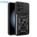 【Miga Plaza】 Privacy Armor for Realme C51 Case Shockproof Armor Camera Slide Cover Rugged Casing with Ring Stand. 