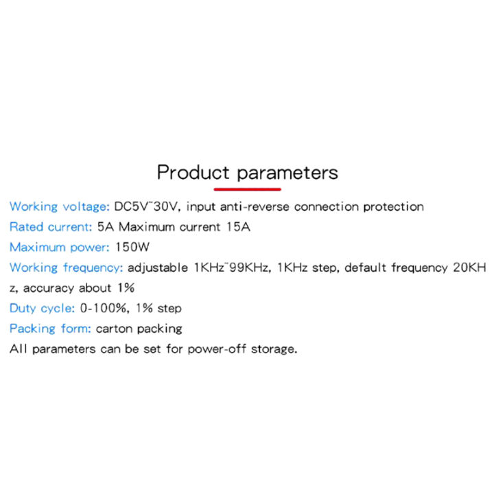 DC%205-30V%2012v%2024v%205A%20DC%20Motor%20Controller%20PWM%20Adjustable%20Speed%20Digital%20Display%20Encoder%20Frequency%20MAX%2015A%20ZK-MG%20BRYT%20-%20Image%208