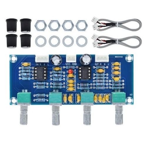 Karaoke preamp tuning board XH-A901 NE5532 reverb amplifier front tone module DIY finished product