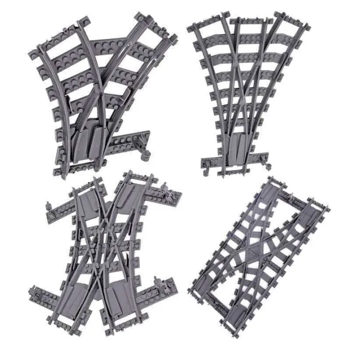 City Trains Left and Right Points Flexible Switch Railway Crossing ...