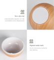 Home Wood Grain Air Humidifier Purifier Aroma Diffuser USB Ultrasonic Cool Mist Sprayer Essential Oil Fragrance. 