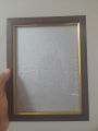 6×8 (A5) size ¾" Brown gold lined picture frame best photo frame. 