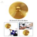 Brass Jazz Drum Crash Cymbal for Beginner Drummers Drum Players Performance 8inch. 