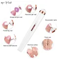 Monja Nail Art Drill Machine White and Lightpink 2W， Rosegold-5W，USB Electric Acrylic False Nails Tips Grinder Cuticle Softener Sanding Grit Polishing Sander Bits Set Manicure Pedicure Care Portable Tools Devices. 