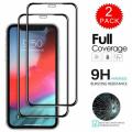 2Pcs Nokia 6.1 Plus 9D Full glue Edge to Edge Tempered Glass - Black. 