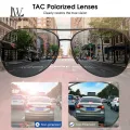 LouisWill Men Sunglasses Frog Mirror Classic Sunglasses Double Beam Frame UV400 Polarized Discoloration Sunglasses Eyewear Ultra Light Elastic Leg Anti Glare Glasses Outdoor Sports Driving Sunglasses. 